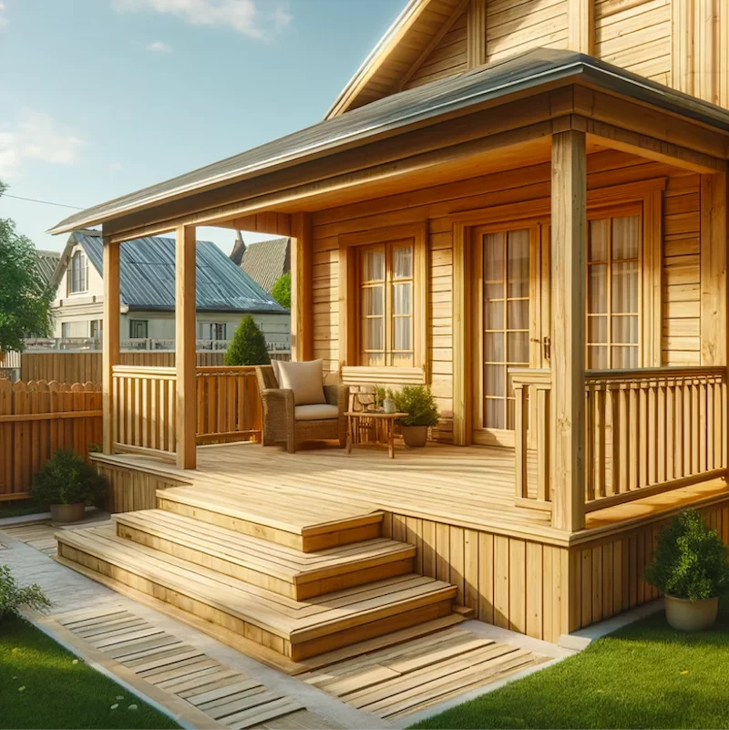 Pressure-Treated Wood Decks Lansing MI